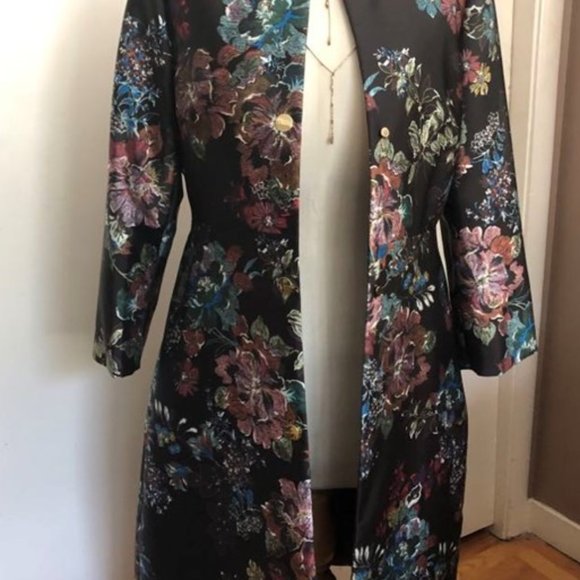 Ted Baker floral coat - Picture 2 of 5